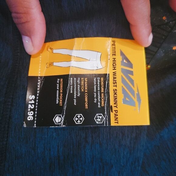 AVIA PETITE HIGH WAIST SKINNY PANT Size Lg - Picture 3 of 5